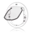 thumbnail image 1 of Dosaele Rond Shpe pour Porte de Chat Transparent pour Porte de Chat pour Porte en Verre 4 Méthodes de Verrouillage Facile à Installer Porte Trou pour Chiot, 1 of 15