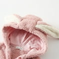 thumbnail image 5 of AherBiu Baby Clothes Fleece Rompers Snowsuit Coats Long Sleeve Zip up Ear Hooded Onesie Winter Outfits, 5 of 7