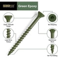 thumbnail image 5 of Deck Plus Green Deck Screws, Steel, 1lb Box (#8 x 1-1/4"), 5 of 7