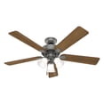 thumbnail image 3 of Ventilador de Techo Hunter Swanson 132 cm LED Interior Plata Mate, 3 of 4
