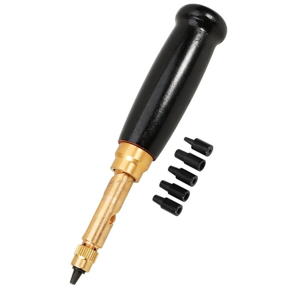 BRIGHTFUFU Punch Tool for Crafting Belt Hole Maker Hand Hole Puncher Practical Design 14.00x2.50x2.50cm 1 Set