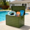 thumbnail image 6 of Outdoor Storage Box Waterproof Clearance, Deck Box With Handles For Pool Accessories, Garden Tools, Camping Gear, Holiday Gift, Easy To Assemble, Box, Cabinet, Rack For Outdoor Storage, 6 of 6