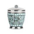 thumbnail image 2 of NuSteel IB1A Iceberg Cotton Swab & Cotton Container - Aqua, 2 of 10