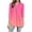 Hot Pink, variant on Business Casual Blouses Womens 3/4 Sleeve Gradient Loose Tops Fashion Work Dressy Flowy Shirts Pullover, Hot Pink 2XL
