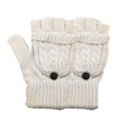 thumbnail image 1 of Jumpingount 1 par de guantes sin dedos Manoplas Diseño cuidadoso con tapa Protectores de dedos Ropa cómoda Accesorios de invierno blanco Type3 NO3, 1 of 6