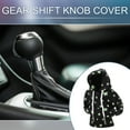 thumbnail image 2 of Unique Bargains Universal Shift Knob Cover Star Glow in The Dark Pattern Gearstick Hoodie for Car RV Truck SUV Black, 2 of 6