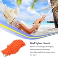 thumbnail image 3 of Nylon Rope Mesh Net Hammock Sleeping Children's Swing Chair Hanging Bed Garden Outdoor For Home Adults Camping Picnic Orange, 3 of 10
