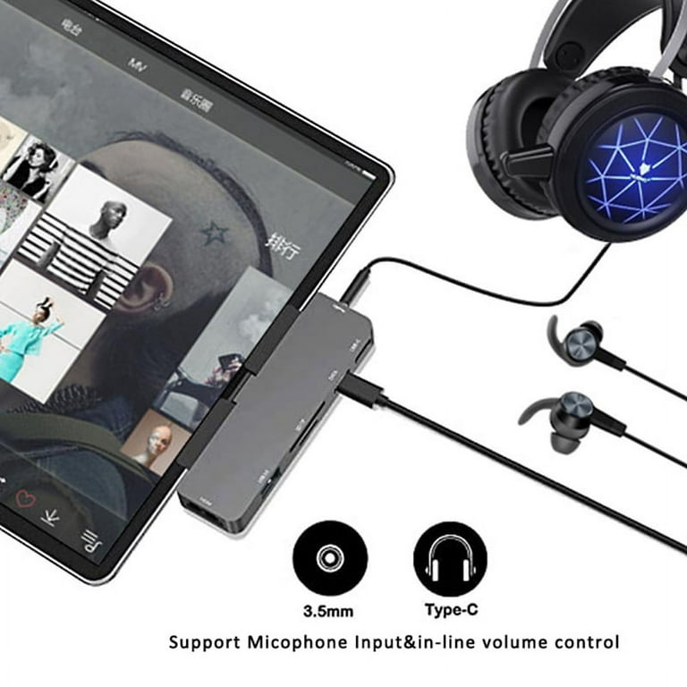 Usb Hub Ipad Pro 2020 Headphone Adapter Mm Ipad Pro 2020 Headphone
