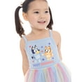 thumbnail image 2 of Bluey Toddler Girls Graphic Tank Tulle Tutu Dress, Sizes 12M-5T, 2 of 7