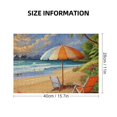 thumbnail image 2 of Chilfamy Hawaiian Life Jigsaw Puzzle - Beach Puzzle for Adults - Tropical Beach Jigsaw Puzzles 300 PCS, 2 of 6