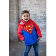 thumbnail image 3 of DC Comics Justice League Superman Toddler Boys Zip Up Puffer Jacket Toddler to Big Kid, 3 of 5