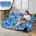 thumbnail image 3 of Xoenoiee Dog Paw Bone Heart Print 8 Pieces Stretch Sectional Recliner Sofa Slipcover Soft Fitted Fleece 3 Seats Couch Cover Washable Furniture Protector with Elasticity for Kids Pet, 3 of 7