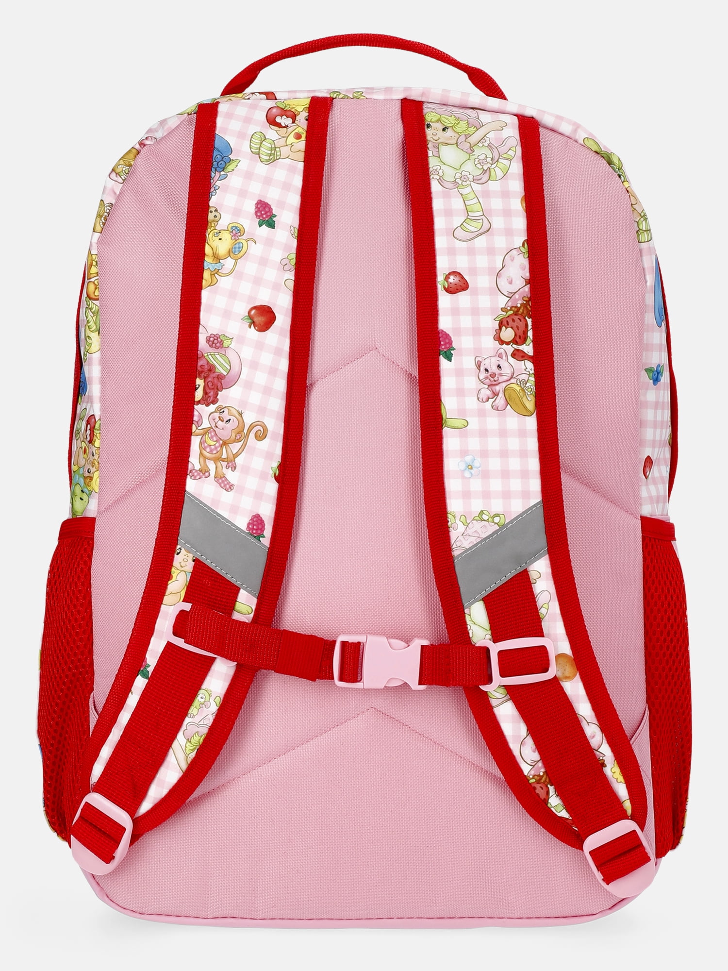 Strawberry Shortcake Girls 17" Gingham Friends Backpack, Pink