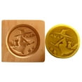 thumbnail image 4 of Momihoom Fall Wooden Cookie Molds Thanksgiving Carved Cookie Stamps Shortbread Mold for Baking Wood Press 3D Embossing Cookie Cutters Kitchen Biscuit, 4 of 6