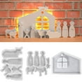 thumbnail image 3 of Isvgxsz Silicone Molds Set Christmas Silicone Molds Heat-Resistant Nativity Set Silicone Molds Non-Stick Easy-Care Candle Molds for DIY Crafting Resin Art Plaster, 3 of 3