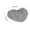 Gray, variant on GFHFHITJ Heart-Shaped Absorbent Doormat, Non-Slip Entrance Foot Mat for Bathroom, Wedding Ceremony Rug