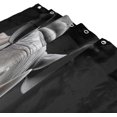 thumbnail image 3 of FREEAMG Grey Rhinoceros Shower Curtain Waterproof Fabric with 12 Hooks Bathroom Decorative Bath Curtain Set Polyester Fabric Machine Washable 60 x 72 Inch, 3 of 6