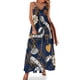 thumbnail image 1 of Vestido largo bohemio con cadenas doradas y estampado de joyas, estilo vintage, moda urbana, tirantes personalizados, talla grande, 1 of 7