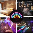 thumbnail image 4 of MesaSe Neon Sign LED Rainbow-shaped Neon Light Battery/USB Powered Colorful Neon Lamp with Holder Base Rainbow Nightlight Decorative Table Light for Birthday Bar Party, 4 of 9