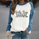 thumbnail image 2 of Gibobby Casual Sudadera para Mujer Sudaderas Camisa de Cuello Redondo Sólido de Manga Larga para Mujer atlético(Azul,M), 2 of 5