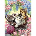 thumbnail image 1 of Kit de Peinture Diamant Complet Trois Chatons, 1 of 2