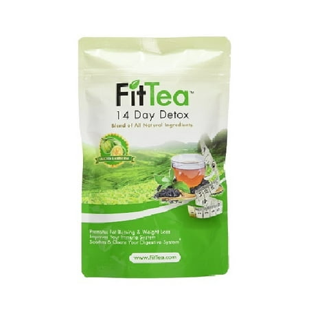 Fit Tea 14 Day Detox Herbal Weight Loss Tea - Natural Weight Loss, Body Cleanse and Appetite Control. Proven Weight Loss