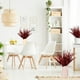 thumbnail image 4 of Advancent 20 unidades/juego de hojas artificiales realistas, plantas artificiales de bajo mantenimiento para decoración de bodas, apariencia Plantas Artificiales Negro Eucalipto, 4 of 6