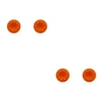 thumbnail image 2 of sweethay Paquete de 2 Gamepad Thumbstick Cover Joystick Grips Caps Controlador de juegos Reemplazo de piezas de repuesto para One Orange Naranja 2piezas, 2 of 6