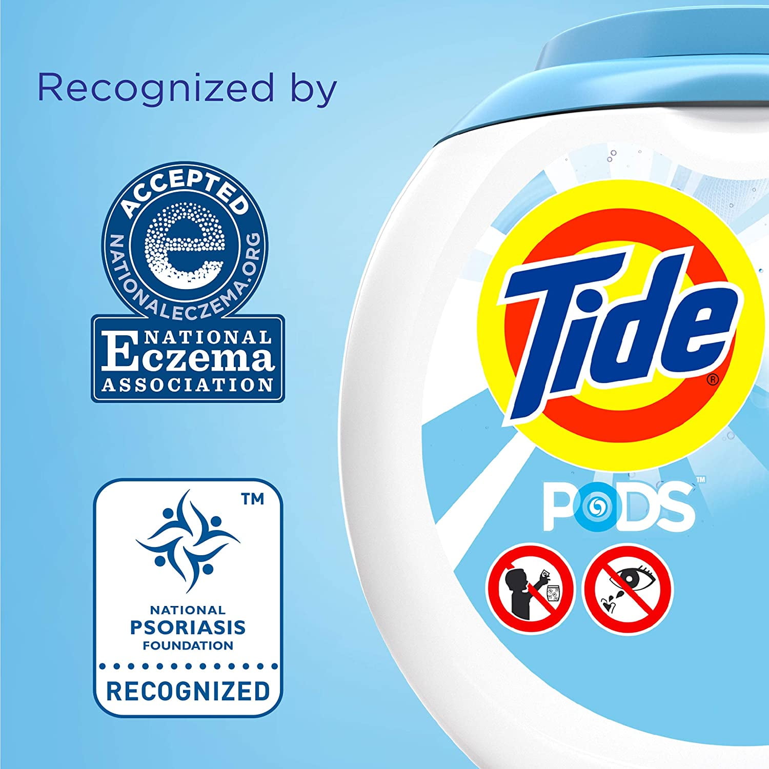 Tide PODS Free and Gentle Laundry Detergent, 96 Count, Unscented and Hypoallergenic for Sensitive Skin, Free and Clear of Dyes and Perfumes, HE Compatible (Packaging May Vary) - 2