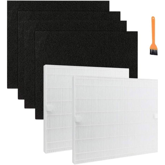 2 Remplacements de Filtre AP-1512HH pour Coway Airmega AP-1512HH, AP-1512HH-FP, AP-1518R, AP-1519P Purificateur d'Air avec 4 Filtres au Carbone, Pièces de Remplacement No 3304899