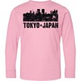 thumbnail image 3 of Inktastic Tokyo Japan City Skyline with Grunge Long Sleeve Youth T-Shirt, 3 of 5
