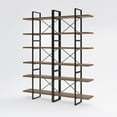 thumbnail image 2 of Davee Brown Walnut Color Storage organizer and Display Bookshelves, 2 of 3