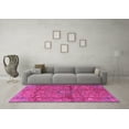 thumbnail image 3 of Ahgly Company Indoor Rectangle Medallion Pink Traditional Area Rugs, 8' x 10', 3 of 4