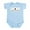Sky Blue, variant on CafePress - Patent Pending Infant Bodysuit - Baby Light Bodysuit, Size Newborn - 24 Months