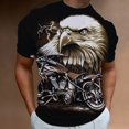 thumbnail image 1 of Camiseta con estampado de motocicleta 3D para hombre, camisa clásica Vintage de manga corta para hombre, camisas de motorista de paseo callejero, Tops de gran tamaño, 1 of 4