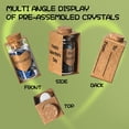 thumbnail image 3 of Set de regalo para el día de San Valentín, botellas de cristal con pepitas de piedras preciosas Oroalbb, 3 of 7