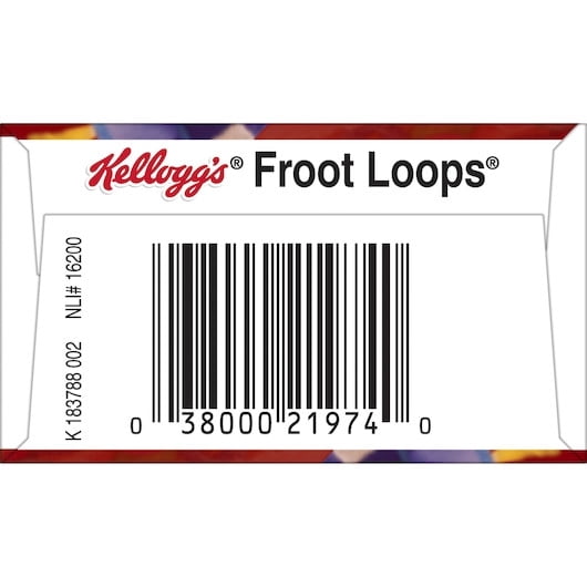 Kellogg s Froot Loops Cereal, 0.95 Ounce, 70 Per Case