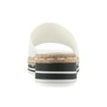 thumbnail image 4 of Journee Womens Rosey Wedge Heel Espadrille Sandals, Widths Available, 4 of 10