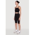 thumbnail image 3 of Women's Trendy Seamless Caged Detail High Waisted Biker Shorts, 3 of 5