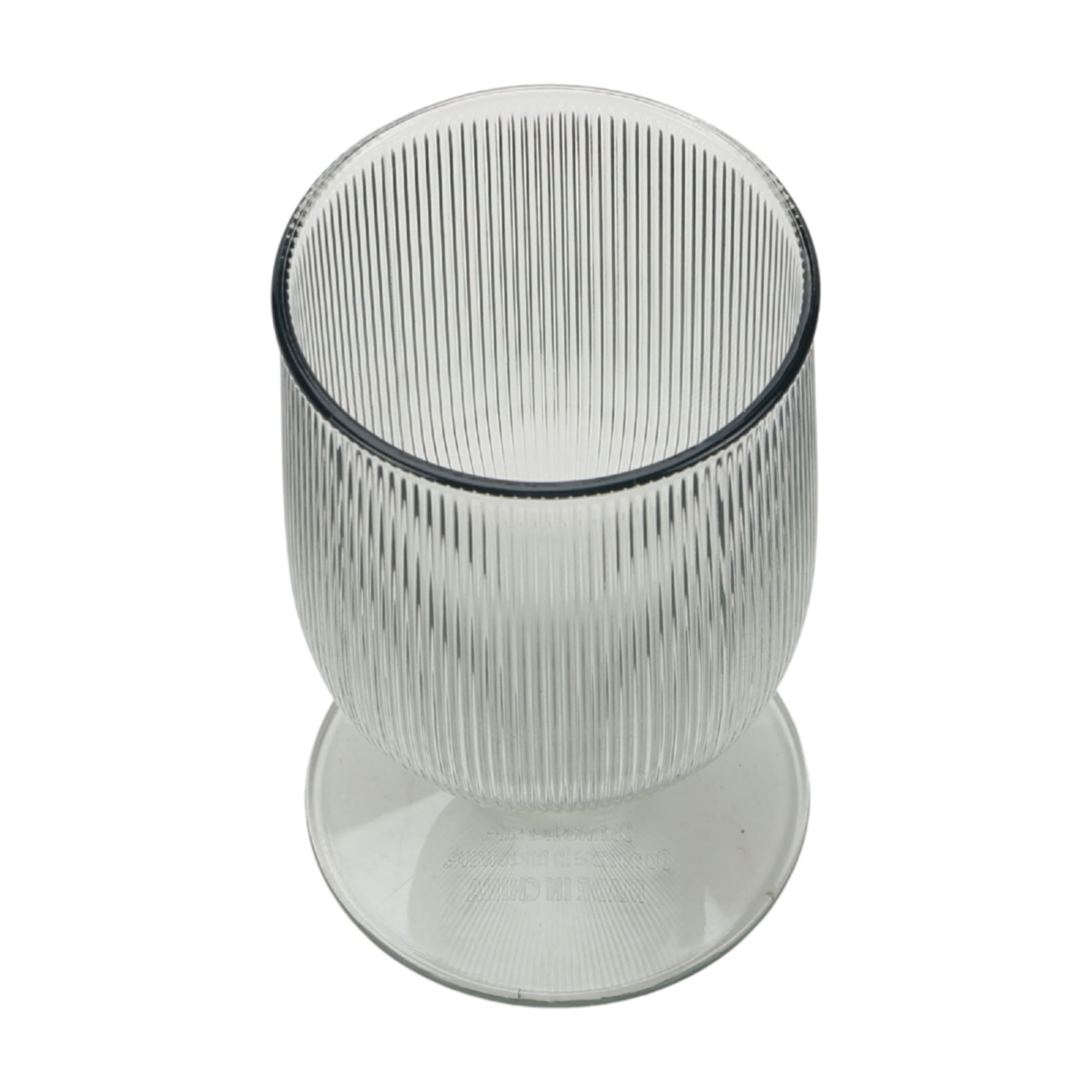 Better Homes & Gardens 4-Piece Green Ribbed Tritan Goblet Set