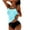 Blue, variant on cocolona Tankini Swimsuits for Women Athletic Two Piece Bathing Suits Tank Tops with Boyshorts Swimwear on Clearance