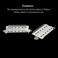 thumbnail image 3 of tredstone 2 Pieces Neck Bridge Pickup Pole Spacings Metal Rustproof Guitar Pickups Base Plate Replacement Electric Baseplate Parts, 3 of 6