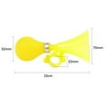 thumbnail image 3 of Bicycle Bell Air Horn Bike Alarm Yellow Bugle Trumpet Loudspeaker for 7/8" Handlebar, 3 of 5