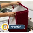 thumbnail image 4 of Muddy Mat® Original Dog Door Mat for Muddy Paws, Super Absorbent Microfiber, Non-Slip Washable Pet Rug, Quick Dry Chenille Entryway Carpet, Machine Washable Indoor Outdoor mat, Maroon 19"x30", 4 of 6