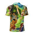 thumbnail image 2 of Sigee Scooby-Doo Cj for Mens Polo Shirts Quick Dry Short Sleeve Golf T Shirt Performance Moisture Wicking Casual Workout,X-Large, 2 of 7