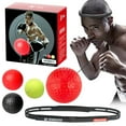 thumbnail image 1 of Boxbollen Game Boxing Reflex Ball Headband Set, Head Mounted Boxing BallDecompression and Release Ball, Speed Ball for Adult and Children's Training Fitness Entertainment, 1 of 8