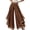 Coffee, variant on cocolona Womens Chiffon High Waist Palazzo Pants Phnom Penh Elastic Waist Wide Leg Travel Dance Pants