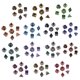 thumbnail image 3 of Paquete de 7 dados de varios lados juego de dados D8 D10 D20 juego de dados poliédricos #1 Dorado-azul real perfke Dados poliédricos, 3 of 9