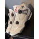 thumbnail image 3 of Ni - ke Jordan Retro 4 “White Concrete” Size 12, 3 of 5