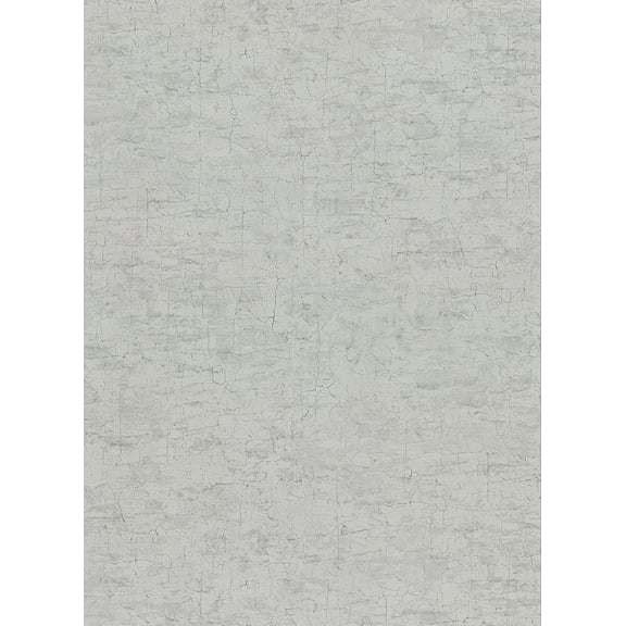 Warner Pembroke Grey Faux Plaster Wallpaper, 27-in by 27-ft, 60.8 sq. ft